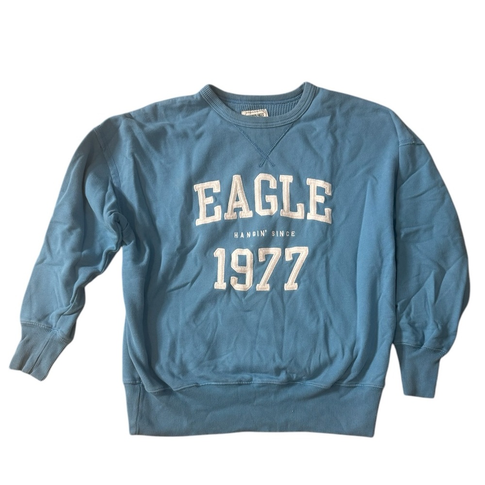 American Eagle Graphic 1977 Crew Sweatshirt, Size XS